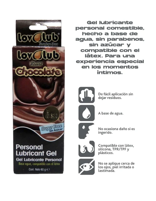 Comprar Sey Lubricante En Gel Sabor Chocolate Con 60 G