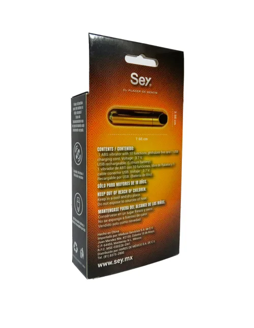 Comprar Sey Super Bullet Bala Para Estimulación Externa Con 2 Piezas