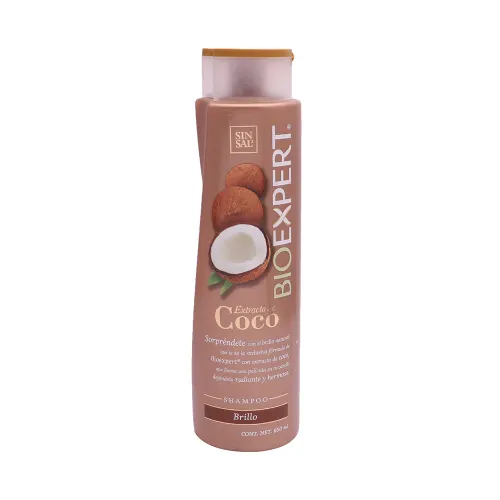 Bioexpert Brillo Shampoo Con Extracto De Coco Con 650 Ml