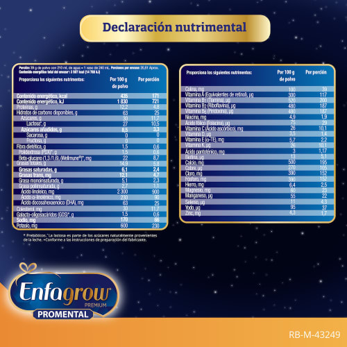 Enfagrow Premium Etapa 3 Fórmula Infantil Apartir De 1 Año 800 Gr