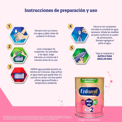 Comprar Enfamil Etapa 2 Fórmula Infantil 6 A 12 Meses 800 Gr