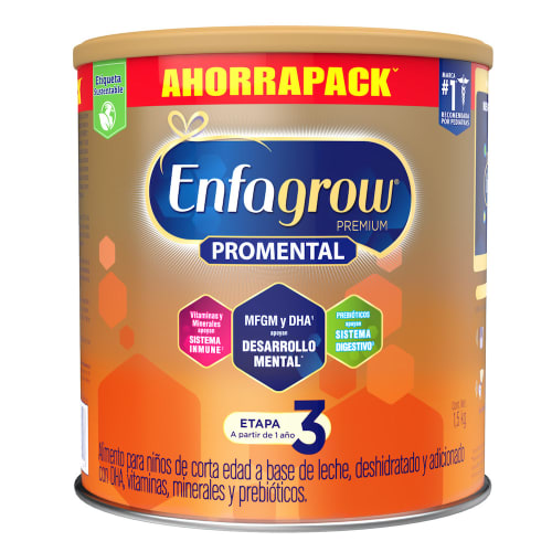 Comprar Enfagrow Premium Promental Etapa 3 FÓRmula Infantil +1 AÑO Polvo Con 1.5 Kg