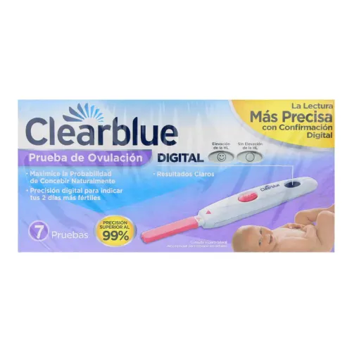 Comprar Clearblue Prueba De Ovulación Con 7 Pruebas