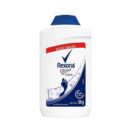 Rexona Woman Efficient Talco Desodorante Antitranspirante Para Pies Con 50 G