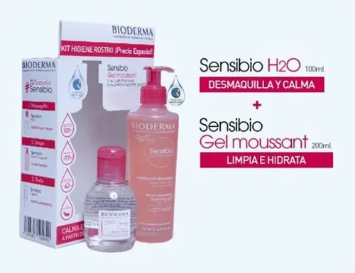 Bioderma Sensibio H2O Agua Micelar Desmaquillante 2 pzas