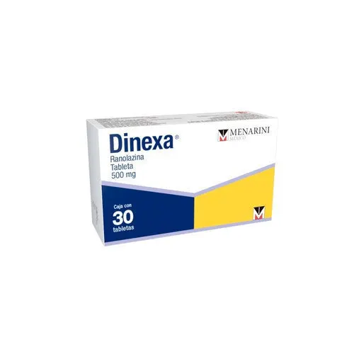 Ranolazina 500 mg Dinexa - Terapia angina de pecho