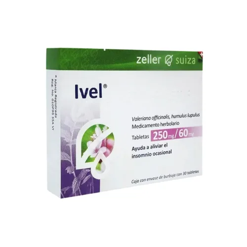 Ivel 0.385/0.018 Mg Con 30 Tabletas