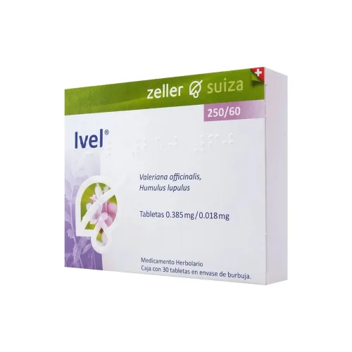Ivel 0.385/0.018 Mg Con 30 Tabletas