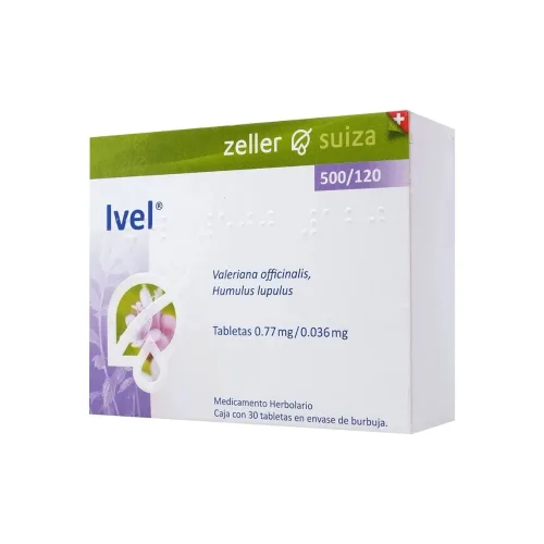Ivel 500/120 Mg Con 30 Tabletas
