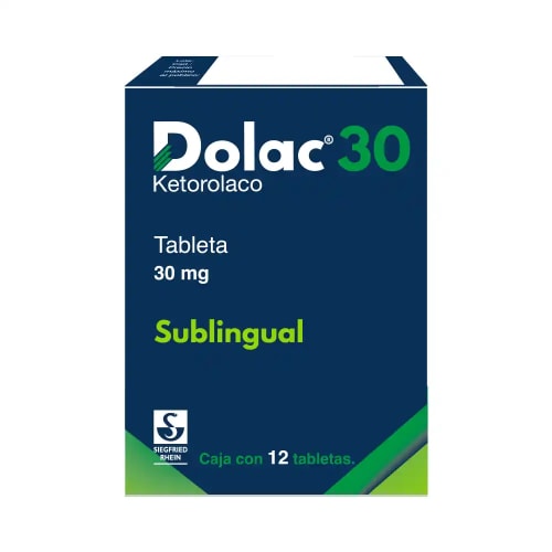 Dolac 30 Mg Con 12 Tabletas