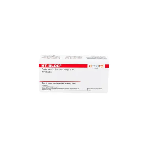 Ht-Bloc Ondansetron 4 Mg Solución Inyectable Con Ampolleta De 2 Ml