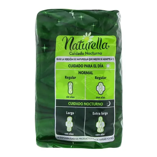 Comprar Naturella Toallas Sanitarias Nocturnas Con Alas Con 8 Piezas