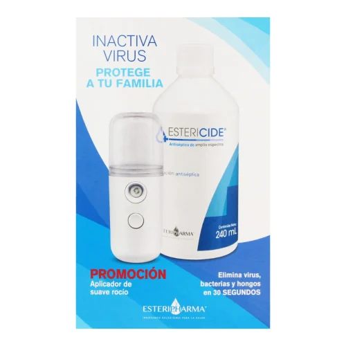 Estericide Solución Antiséptica Con Nebulizador Con 240 Ml