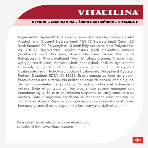 Vitacilina Crema Facial Antiarrugas 100 G