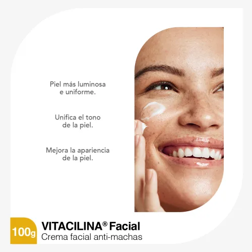 Vitacilina Crema Facial Aclaradora 100 G
