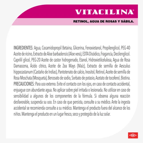 Comprar Vitacilina Agua Micelar Desmaquillante Rosas Y Sábila 500 Ml