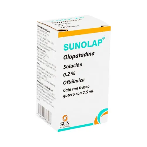 Sunolap 0.2% Solución Oftálmica Con 2.5 Ml