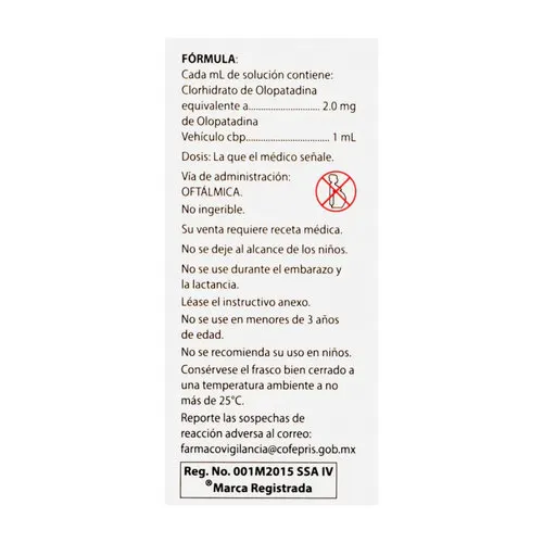 Sunolap 0.2% Solución Oftálmica Con 2.5 Ml