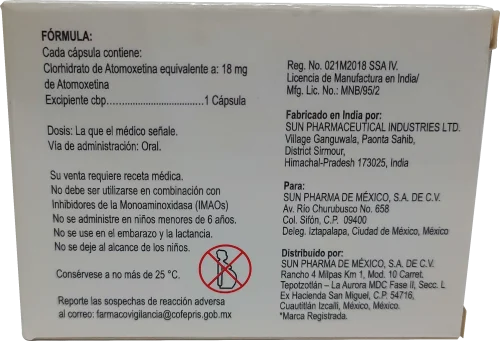 Aittaret 18 Mg Con 14 Cápsulas