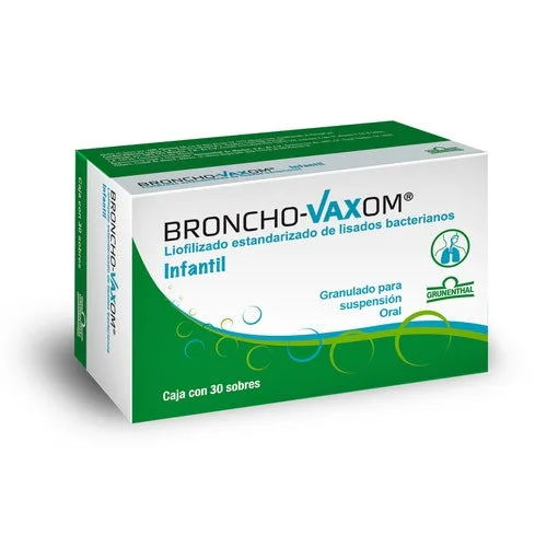 Broncho Vaxom Infantil Con 30 Sobres De 3.5 G
