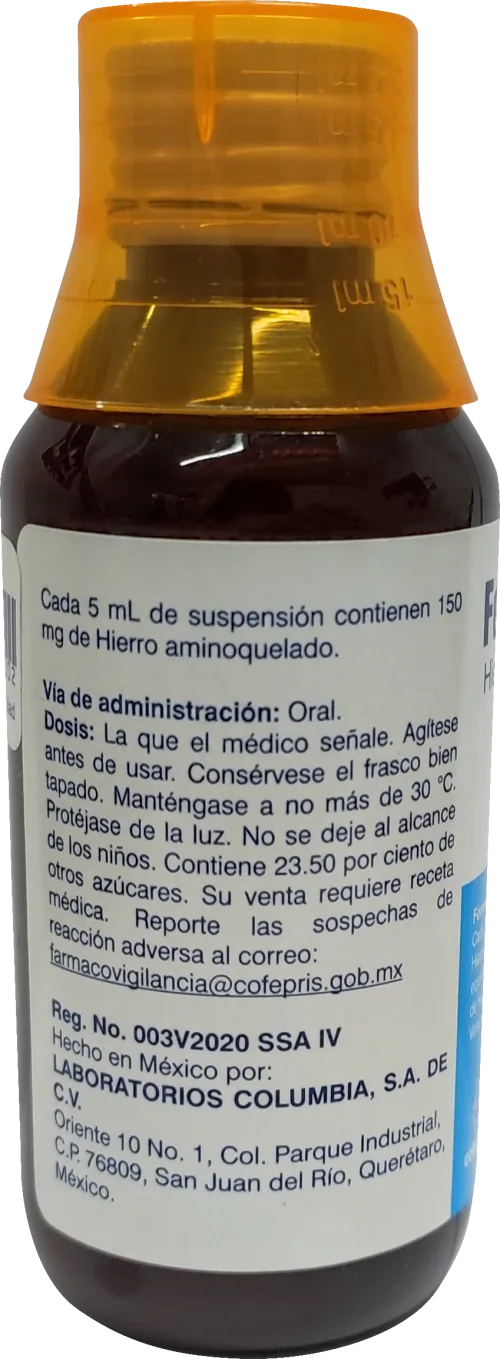 Comprar Ferricol 3000 Mg Suspensión Frasco 100 Ml