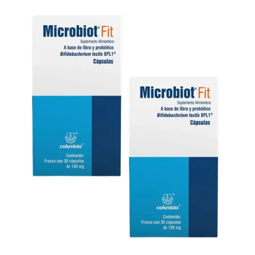 Comprar Microbiot Fit 180 mg Oral Con 30 Cápsulas Pack 2