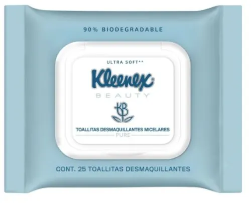 Kleenex Beauty Toallas Desmaquillantes Con 25 Toallitas