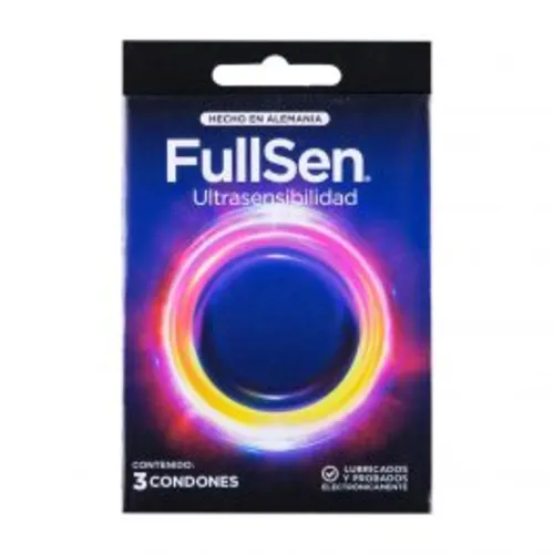Fullsen Ultrasensibilidad Condones Con 3 Piezas