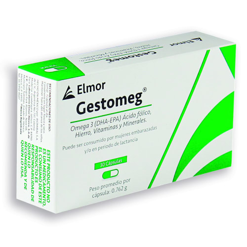 Gestomeg Omega 3 con 30 Cápsulas