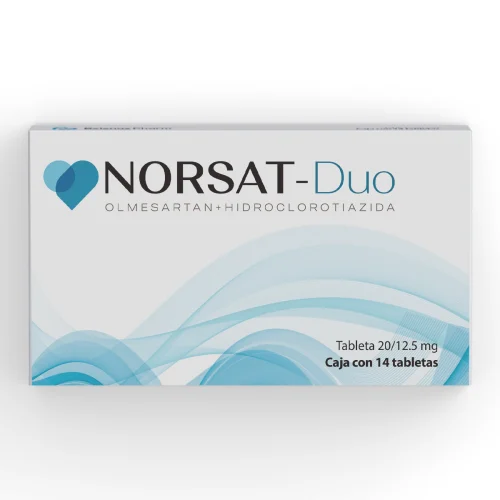 Comprar Norsat-Duo 20/12.5 Mg Con 14 Tabletas