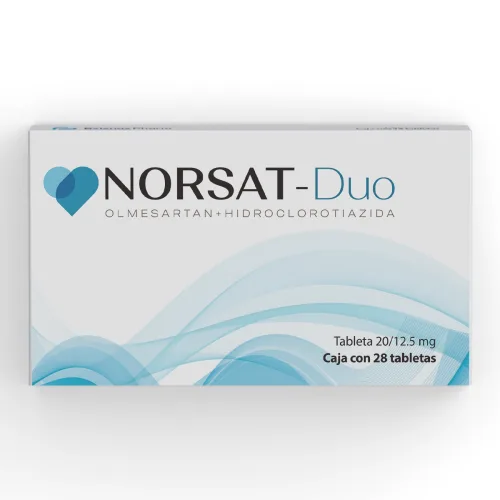 Comprar Norsat-Duo 20/12.5 Mg Con 28 Tabletas