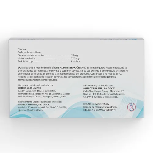 Norsat-Duo 20/12.5 Mg Con 28 Tabletas