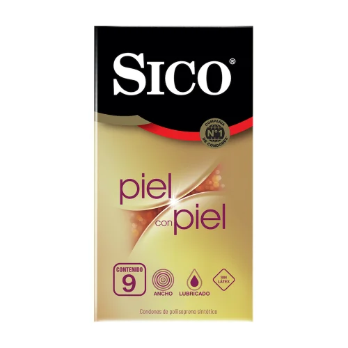 Comprar Sico Piel Con Piel Condones Sin Látex 9 Piezas