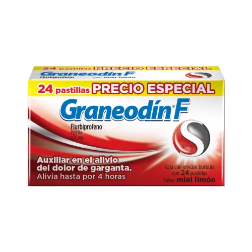 Graneodin-F Flurbiprofeno 8.75 Mg Con 24 Pastillas