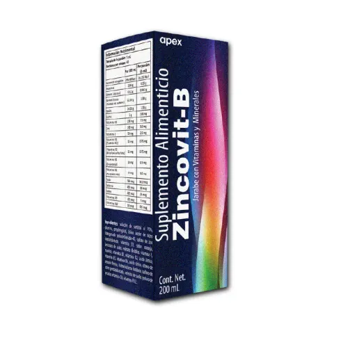 Comprar Zincovit-b Multivitamínico Suplemento Alimenticio Jarabe Con 200 Ml