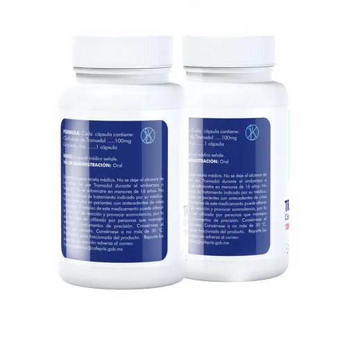 Tramadol 100 Mg Con 60 Cápsulas Pack 2