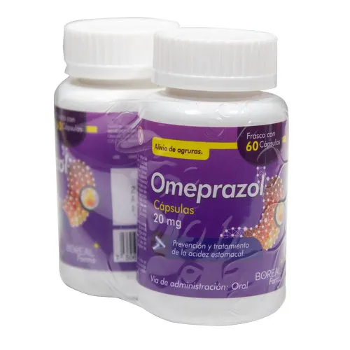 Omeprazol 20 Mg Con 60 Cápsulas Duopack