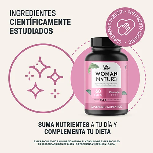 Life 360+ Woman Mature Con 60 Cápsulas