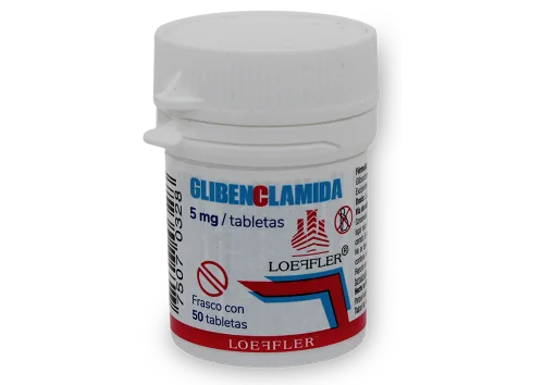 Comprar Glibenclamida 5 Mg Con 50 Tabletas