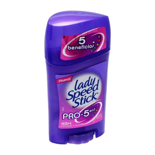 Lady Speed Stick Pro 5 Beneficios Antitranspirante Barra 45 G
