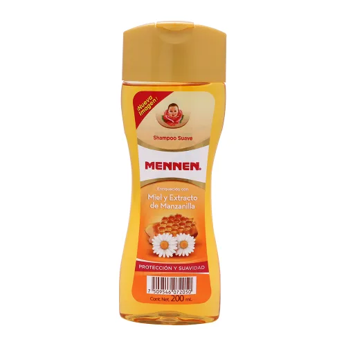Mennen Shampoo Miel Y Manzanilla Con 200 Ml