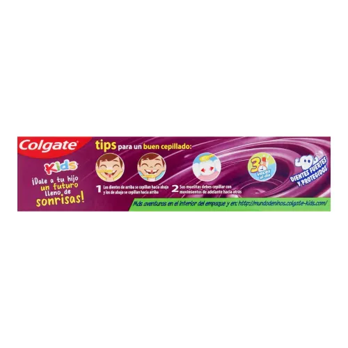 Comprar Colgate Kids Gel Dental Con Flúor Sabor Fresantástico 50 Gr Tubo