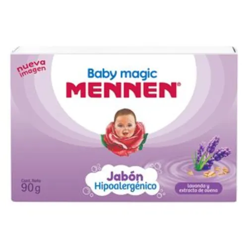 Mennen Baby Magic Lavanda Jabón Para Bebé En Barra Con 90 G