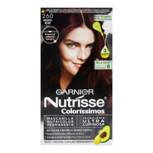 Comprar Nutrisse ColorÍSsimos Tinte En Crema Tono Negro RubÍ