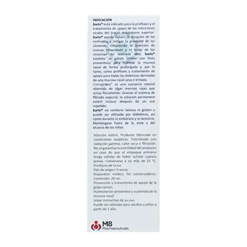 Comprar Barlo Solución Nasal En Spray 20 Ml