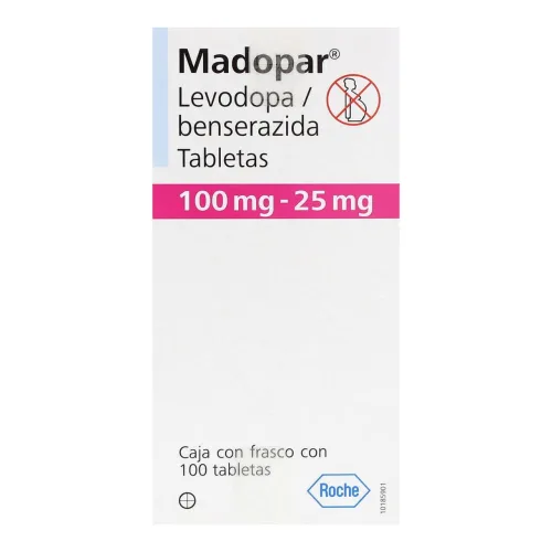 Comprar Madopar 100/25 Mg Con 100 Tabletas