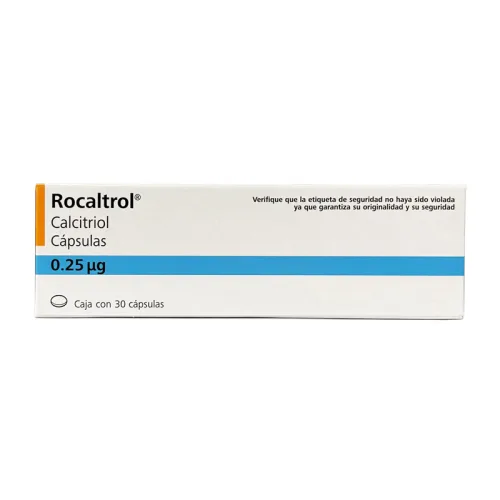 Rocaltrol 0.25 Mcg Con 30 Cápsulas