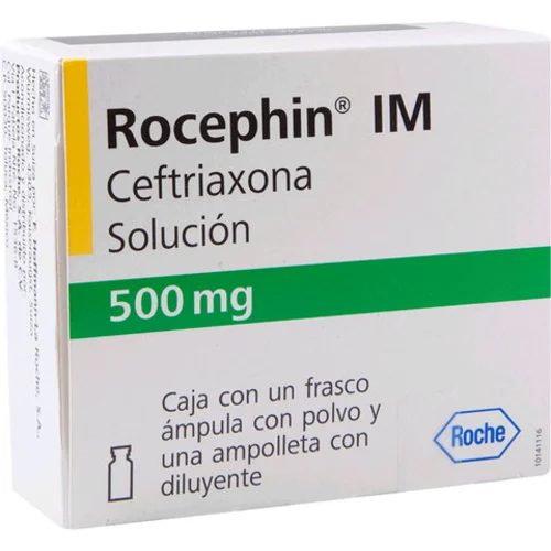 Comprar Rocephin Im 500 Mg Con 1 Frasco Ámpula