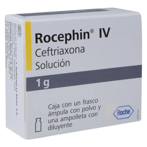 Comprar Rocephin Iv 1 G Con 1 Frasco Ámpula