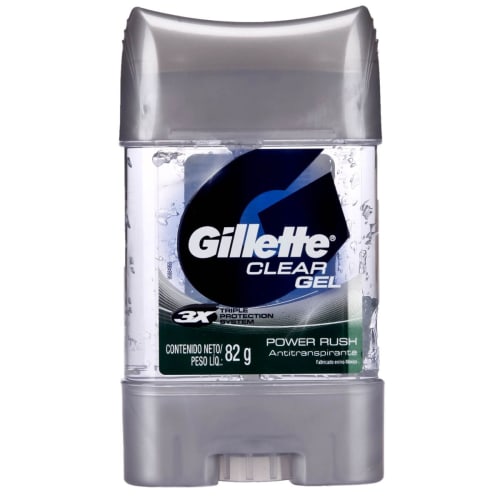 Desod Gel Gillette Hombre Power Rush 82 Gr